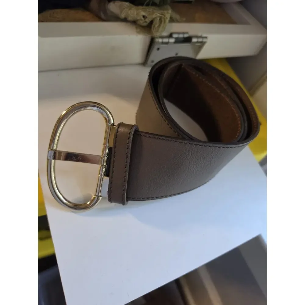 Banana Republic Wide Italian Leather Belt 2.25